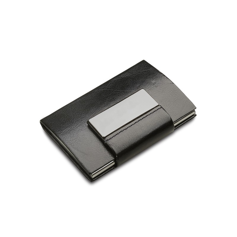 LOGOMALL business card case,  black - R01052