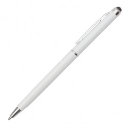 TOUCH POINT plastic ballpoint pen,  white - R73407.06