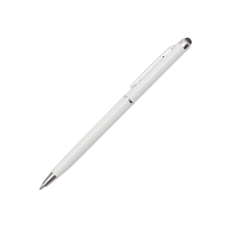 TOUCH POINT plastic ballpoint pen,  white - R73407.06