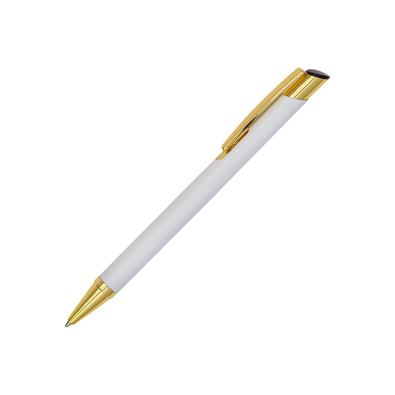 LINDI aluminium ballpen, white - R73445.06