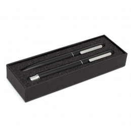 FORTALEZA gift set with ball and ceramic pen,  black - R01074.02