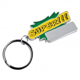 Breloc ”Super!!!” - 9350809, Green