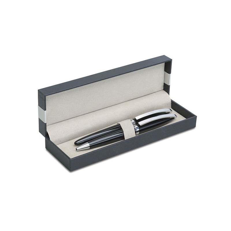 MIRACLE gift set with ball and ceramic pen,  black - R01203