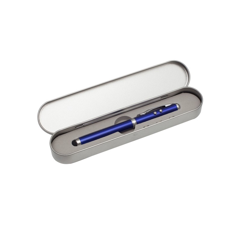SUPREME ballpoint pen with laser pointer, blue - R35423.04 SUPREME ballpoint pen with laser pointer, blue - R35423.04