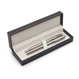 MANAUS gift set with ball and ceramic pen,  black - R01072.02