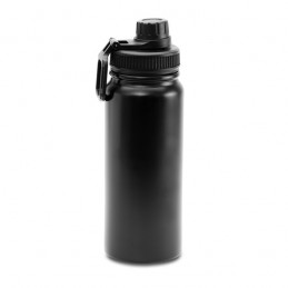 SILVES vacuum bottle 600 ml, black - R08413.02