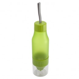 DELIGHT sports bottle 600 ml with juicer,  green - R08314.05