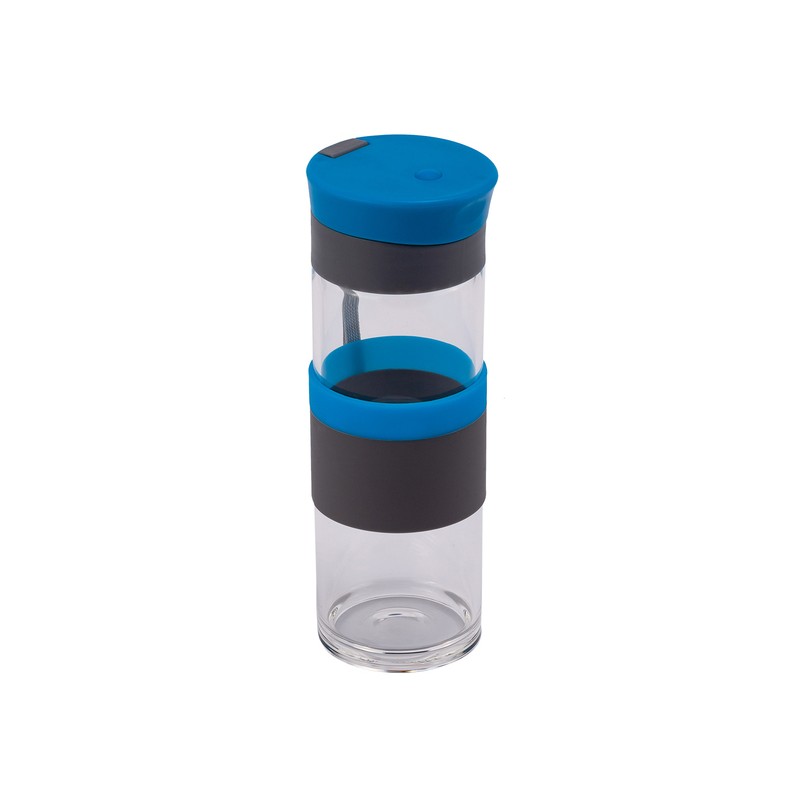 TOP FORM sports bottle 440 ml,  blue - R08290.04