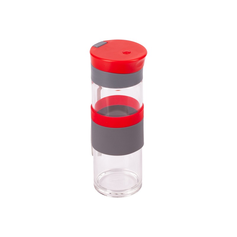 TOP FORM sports bottle 440 ml, red - R08290.08