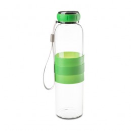 MARANE glass water bottle 550 ml, green - R08262.05
