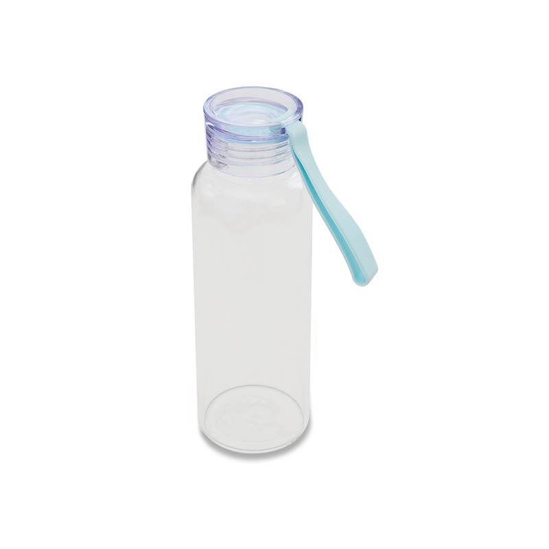 AZURE glass water bottle 500 ml, transparent - R08232.00