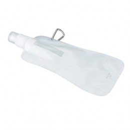 EXTRA FLAT folding sports bottle 480 ml,  white - R08331.06