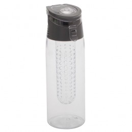 FRUTELLO sports bottle 700 ml with infuser,  grey/transparent - R08313.21