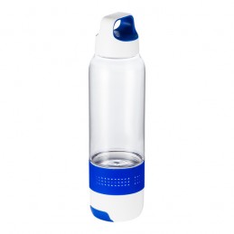 FRESHIE sports bottle with a towel for refreshment and a mobile stand,  blue - R07983.04