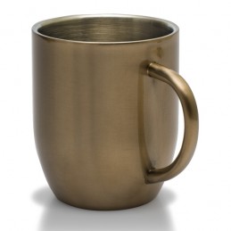 DUSK stainless steel thermo mug 350 ml,  gold - R08342.79