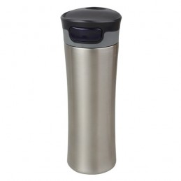 TELESCOPE thermo mug 430 ml,  black/silver - R08326.02