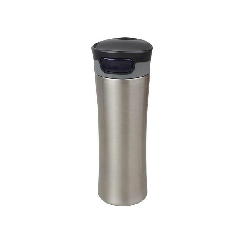 TELESCOPE thermo mug 430 ml,  black/silver - R08326.02