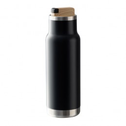 HORTEN 530 ml vacuum bottle, black - R08414.02