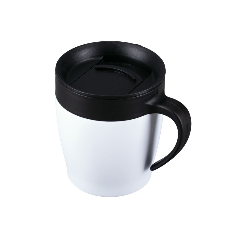 CHILLOUT steel mug 350 ml, white - R08427.06