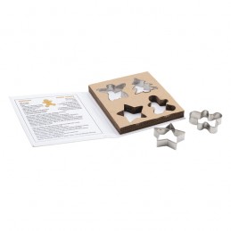COOKIE 4-piece cutter set, white - X17154.06