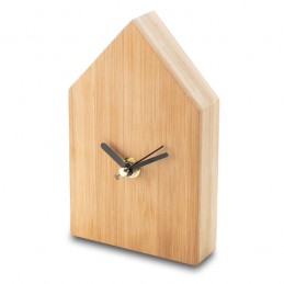 LA CASA bamboo clock, brown - R22117.10