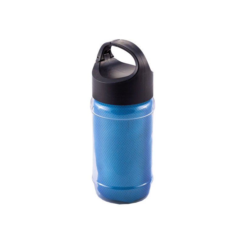 FEEL COOL sports bottle with refreshing towel, blue - R07984.04