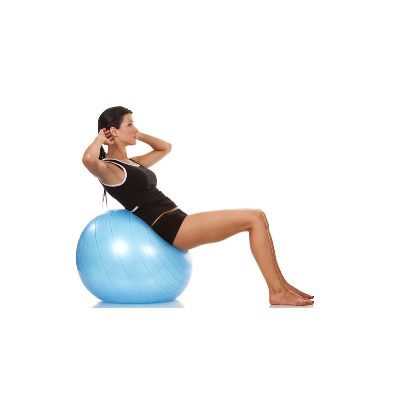 FITBALL gymnastic ball for exercises, blue - R07992.04