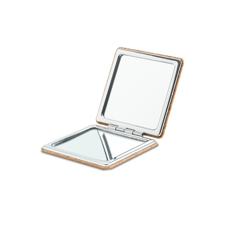 MIRAR mirror with a cork frame, beige - R73529.13