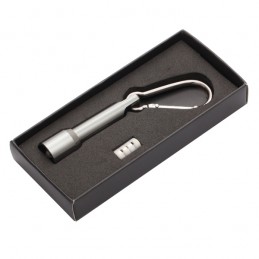 SELECT LED key ring with lamp,  graphite - R35413.41