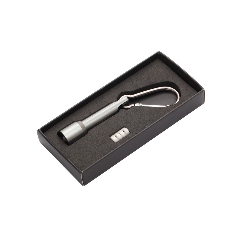 SELECT LED key ring with lamp,  graphite - R35413.41