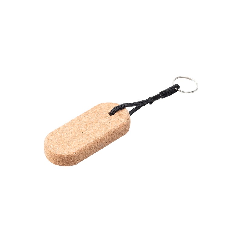 PLIVAT cork keychain, beige - R17624.13