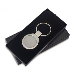 METAL PROMO metal key ring,  silver - R73281
