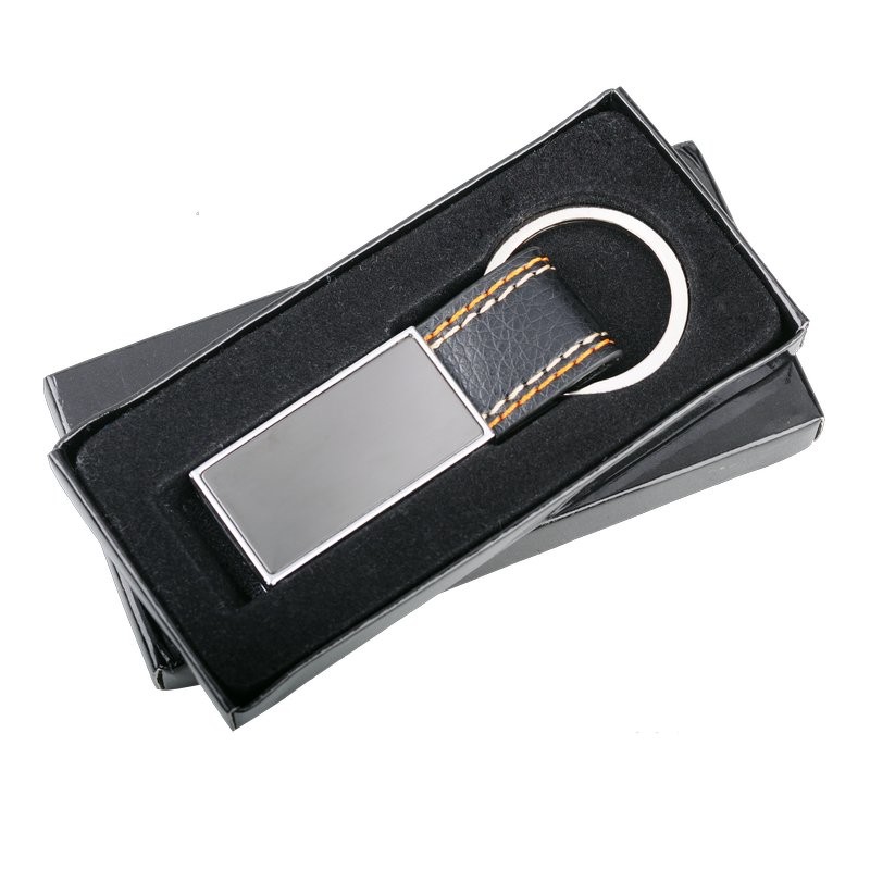 DENIM key ring,  silver - R73214