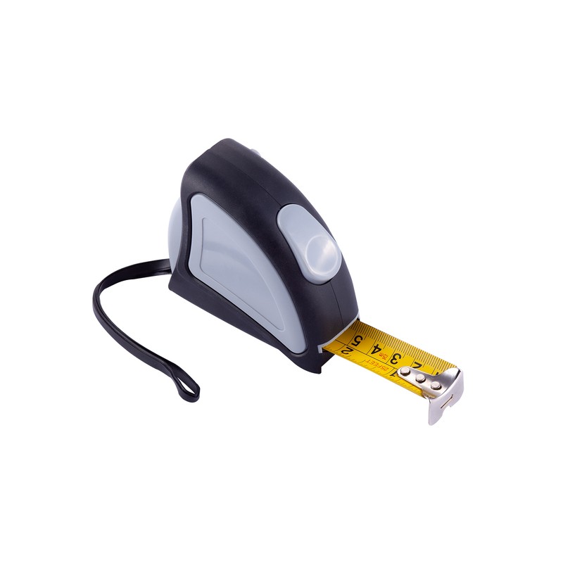 RIGHT ON tape measure 7,5 m, grey - R17633.21