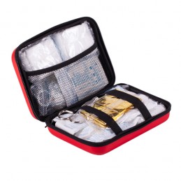 CAR SAFE first aid kit for car, red - R17734.08