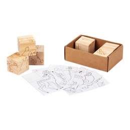 ANIMAL WORLD wooden puzzle, beige - R08834.13