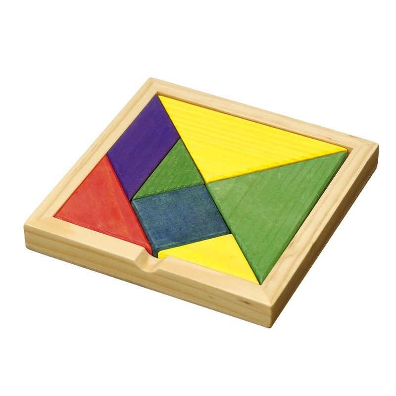 TANGRAM puzzle,  multicolor - R08824