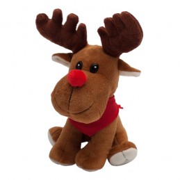 HAPPY REINDEER cuddly toy, brown - R73946.10