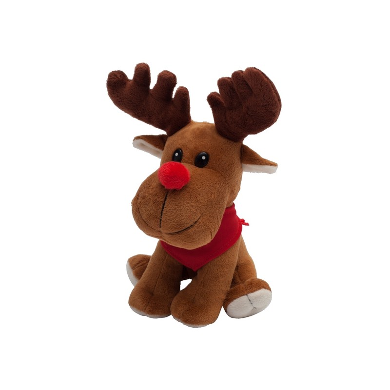 HAPPY REINDEER cuddly toy, brown - R73946.10