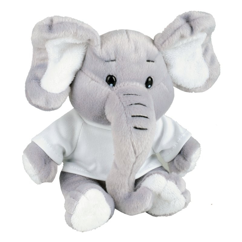 ELEPHANT plush toy,  grey - R73947