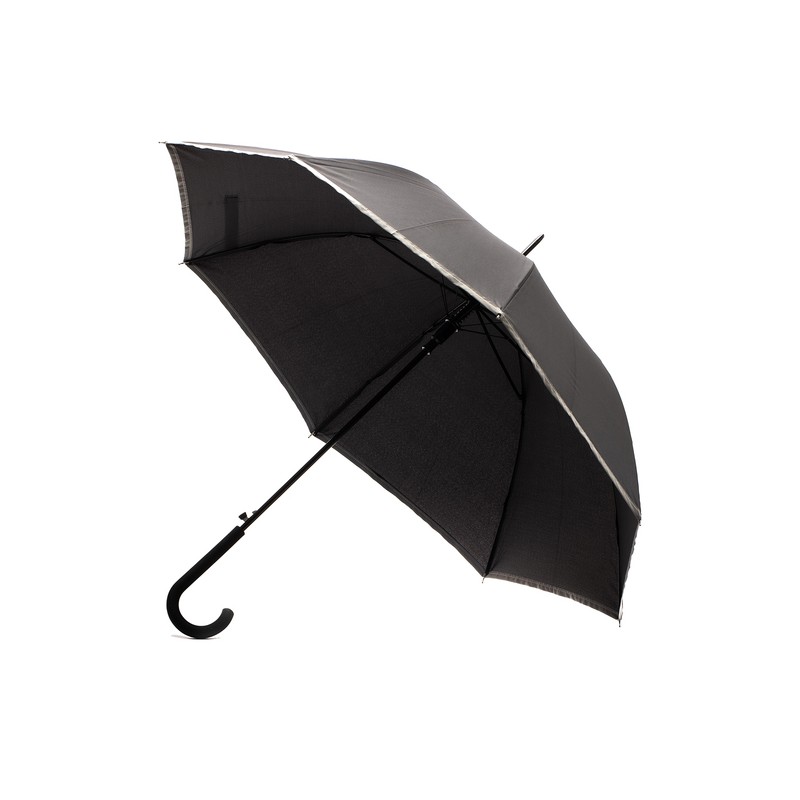 REFU umbrella with reflective tape, black - R07951.02