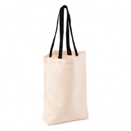 ECO MATE shopping bag from cotton, black - R08504.02