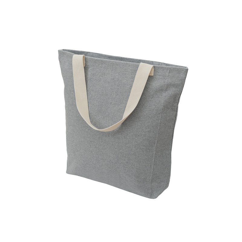 BATLEY cotton bag, grey - R08483.21