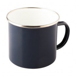 OLDSCHOOL 500 ml enamel mug mug, dark blue - R08231.42