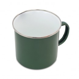 OLDSCHOOL 500 ml enamel mug mug, green - R08231.05