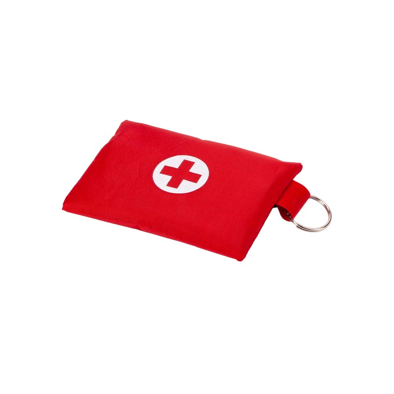 FIRST AID (BASIC) first aid kit, red - R17737.08