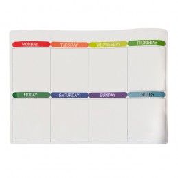 MEMORY magnetic planner, white - R73645.06