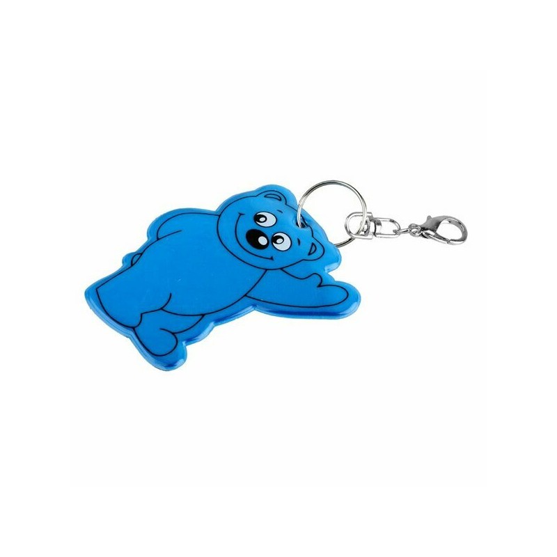 BEARY reflective key ring,  blue - R73245.04
