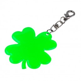 LUCKY CLOVER reflective key ring,  green - R73243.51