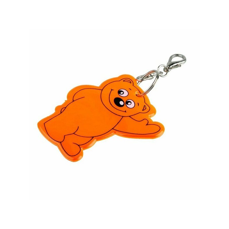 BEARY reflective key ring,  orange - R73245.15